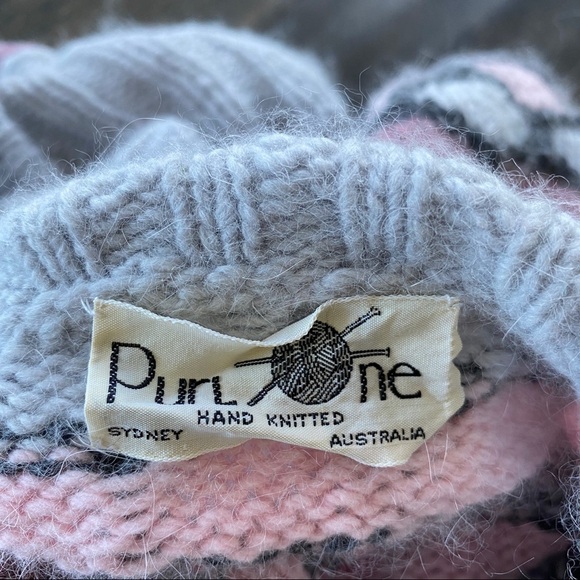 PURL One Hand Knitted Lambswool Angora Sweater Women's One Size (S-M) Australia - Picture 4 of 8